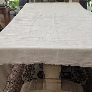 Hotel Collection Duvet Cover With Zip Full Queen 100% Linen Tan Oatmeal